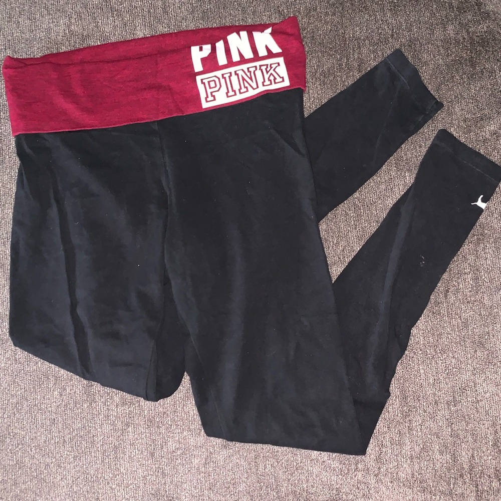 Victoria’s Secret PINK Yoga Pants with Band - S